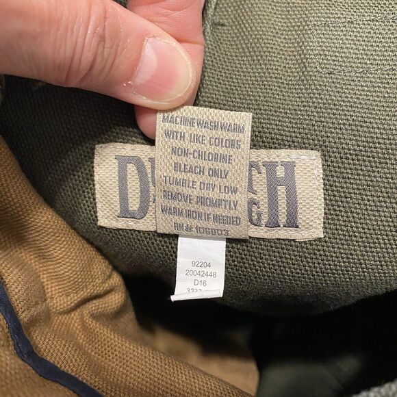 Duluth Trading Cargo Canvas Pants Men’s 36x29 Olive Green Work Outdoor Casual - Picture 12 of 12